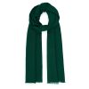 Forest-Green Cashmere Scarf