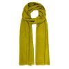 olive-green Cashmere Scarf