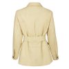 Safari Jacket (Women) (Sand Linen)